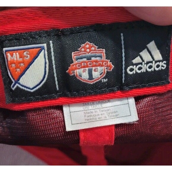 Toronto FC Adidas Adjustable Strapback Hat Cap Red Soccer MLS - Picture 5 of 8